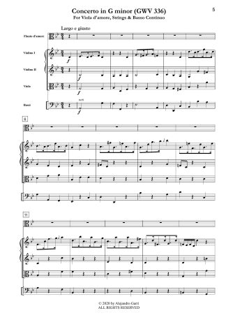 Concerto in G minor (GWV 336)