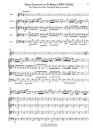 Flute Concerto in D Major (TWV 51:D1)