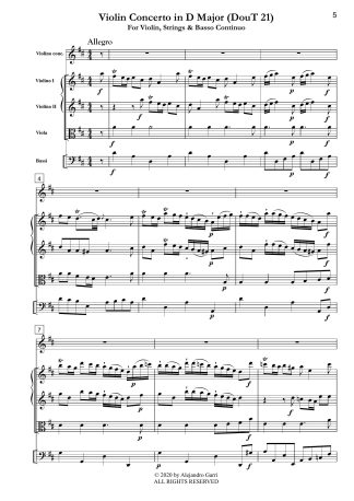 Violin Concerto in D Major (DouT 21)