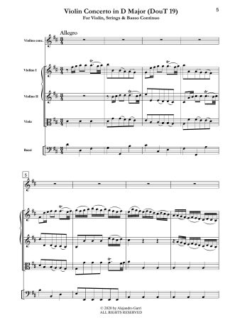 Violin Concerto in D Major (DouT 19)