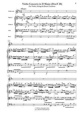 Violin Concerto in D Major (DouT 20)
