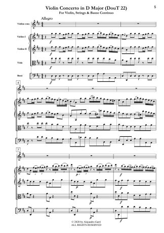 Violin Concerto in D Major (DouT 22)
