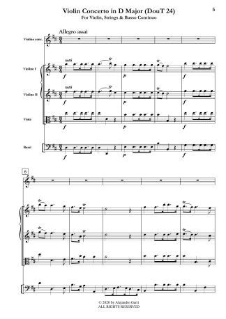 Violin Concerto in D Major (DouT 24)