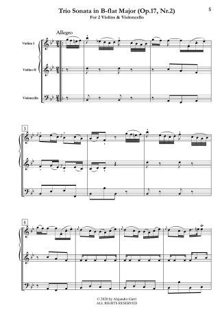 Trio Sonata in B-flat Major (Op.17, Nr.2)