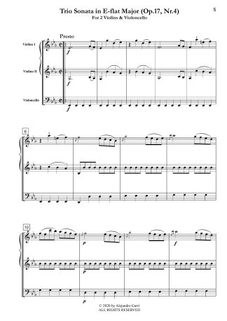 Trio Sonata in E-flat Major (Op.17, Nr.4)