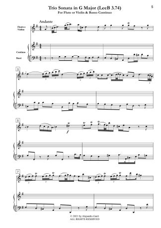 Sonata in G Major (LeeB 3.74)