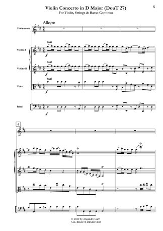 Violin Concerto in D Major (DouT 27)