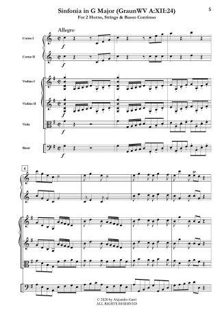 Sinfonia in G Major (GraunWV A:XII:24)