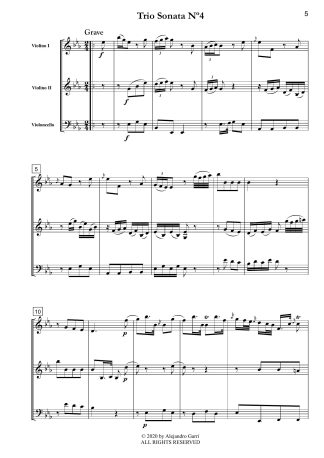 Six Trio Sonatas, in 2 volumes, Volume 2