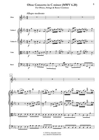Oboe Concerto in C minor (MWV 6.20)