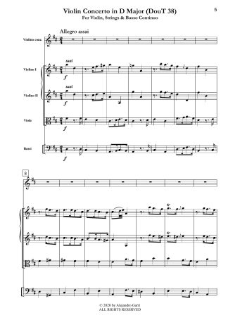 Violin Concerto in D Major (DouT 38)
