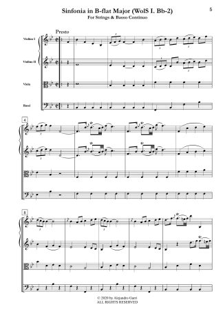 Sinfonia in B-flat Major (WolS I. Bb-2)