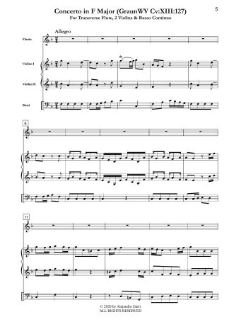 Concerto in F Major(GraunWV Cv:XIII:127)