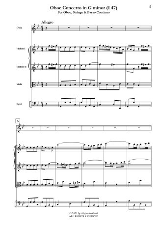 Oboe Concerto in G minor (I 47)
