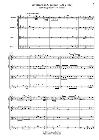 Overture in C minor (GWV 412)