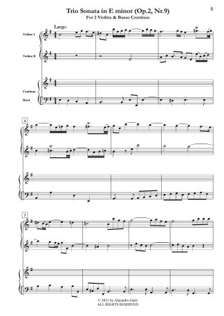 Twelve Trio Sonatas (Op.2, Sonatas 9&10)