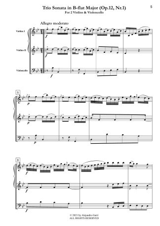 Trio Sonata in B-flat Major (Op.12, Nr.1)
