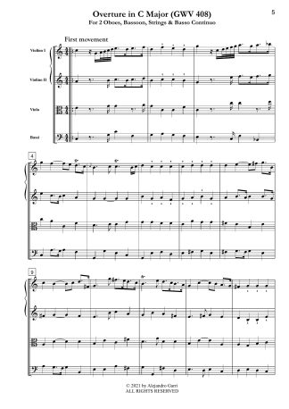 Overture in C Major (GWV 408)