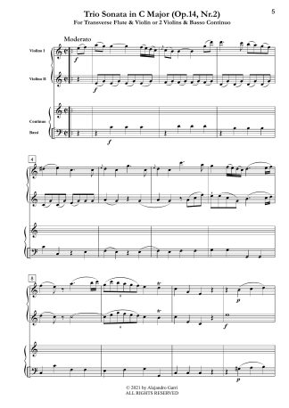 Trio Sonata in C Major (Op.14, Nr.2)