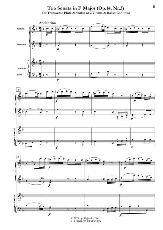 Trio Sonata in F Major (Op.14, Nr.3)