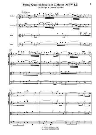 String Quartet Sonata in C Major (MWV 4.2)