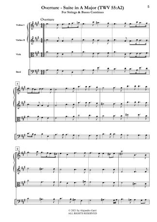 Overture - Suite in A Major (TWV 55:A2)