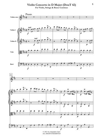 Violin Concerto in D Major (DouT 42)
