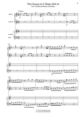 Trio Sonata in C Major (Ga 1)