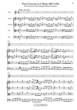 Flute Concerto in F Major (QV 5:152)