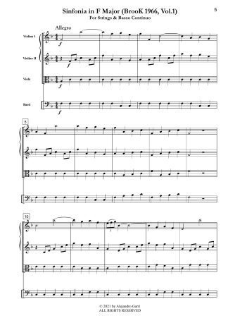 Sinfonia in F Major (BrookB 1966, Vol.1)