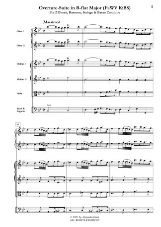 Overture-Suite in B-flat Major (FaWV K:B8)
