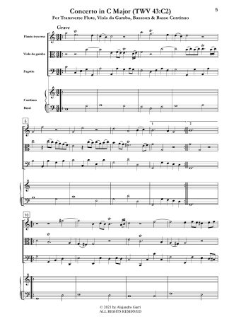 Concerto in C Major (TWV 43:C2)