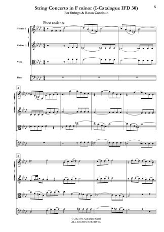 String Concerto Nr.1 in F minor (I-Catalogue Number IFD 30)