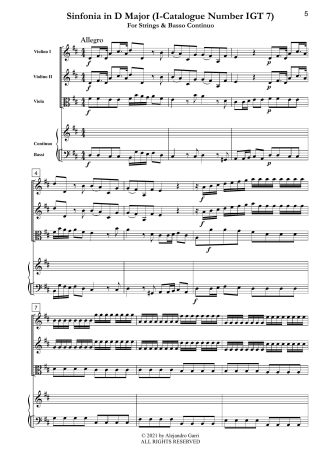 Sinfonia in D Major (I-Catalogue Number IGT 9)
