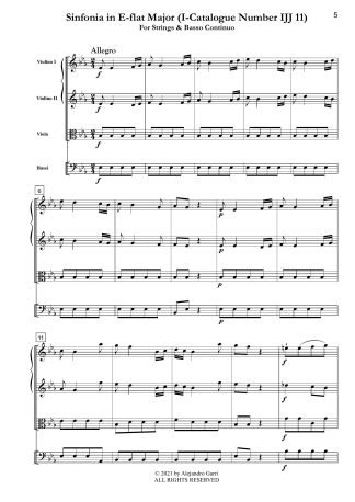 Sinfonia in E-flat Major