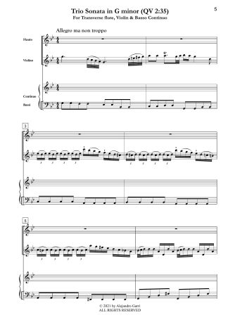 Trio Sonata in G minor (QV 2:35)