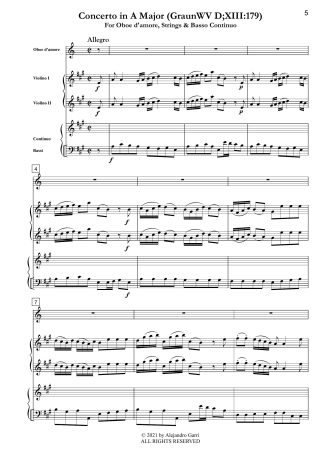 Concerto in A Major (GraunWV D:XIII:179)