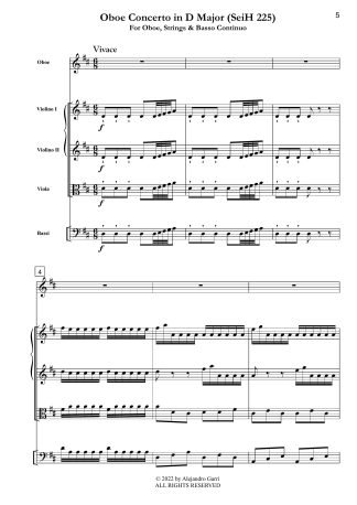 Oboe Concerto in D Major (SeiH 225)
