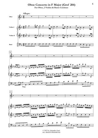 Oboe Concerto in F Major (Grof 204)