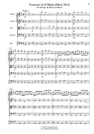 Concerto in G Major (Op.6, Nr.1)