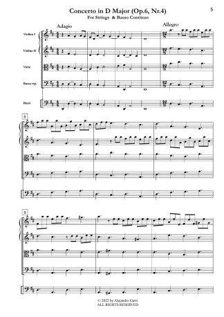 Concerto in D Major (Op.6, Nr.4)