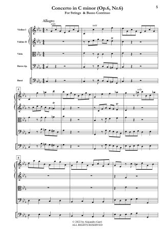 Concerto in C minor (Op.6, Nr.6)