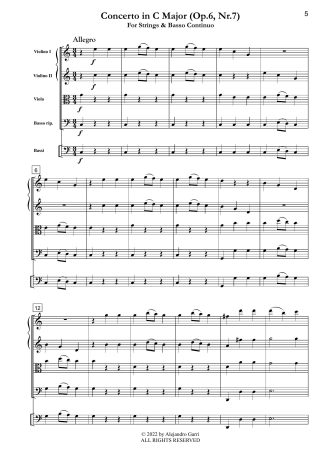 Concerto in C Major (Op.6, Nr.7)