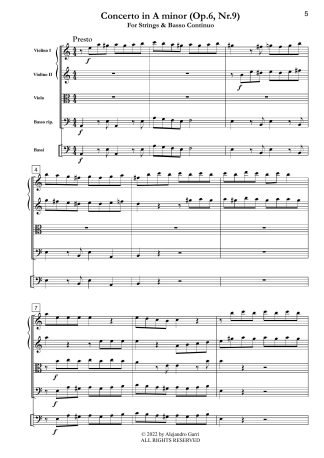 Concerto in A minor (Op.6, Nr.9)
