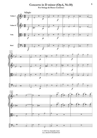 Concerto in D minor (Op.6, Nr.10)