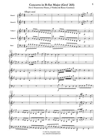 Concerto in B-flat Major (Grof 265)