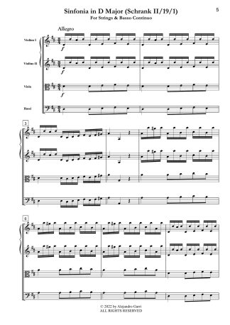 Sinfonia in D Major (Schrank II/19/1)