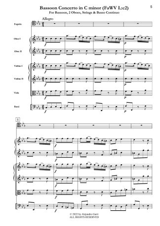 Bassoon Concerto in C minor (FaWV L:c2)