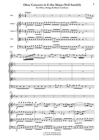 Oboe Concerto in E-flat Major (VeiI SamG5)