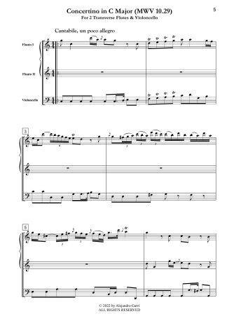 Concertino in C Major (MWV 10.29)
